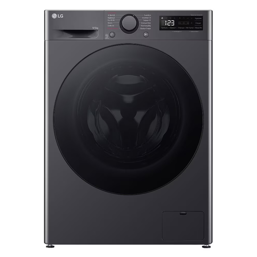 SKU1004217 LG D2R5009TSMB AI DD™ Freestanding Washer Dryer Slim Steam™ 9/5kg 1200rpm E Dark Grey