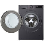 LG D2R5009TSMB AI DD™ Freestanding Washer Dryer Slim Steam™ 9/5kg 1200rpm E Dark Grey