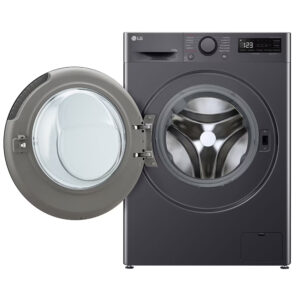 LG D2R5009TSMB AI DD™ Freestanding Washer Dryer Slim Steam™ 9/5kg 1200rpm E Dark Grey