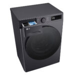 LG D2R5009TSMB AI DD™ Freestanding Washer Dryer Slim Steam™ 9/5kg 1200rpm E Dark Grey