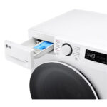 LG D4R5009TSWW AI DD™ Freestanding Washer Dryer Steam™, TurboWash 360™ 9/5kg 1400rpm D White