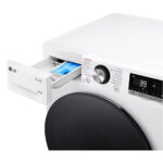 LG D4R7009TSWB AI DD™ Freestanding Washer Dryer Steam™, TurboWash 360™, ThinQ (Wi-Fi) 9/6kg 1400rpm D White