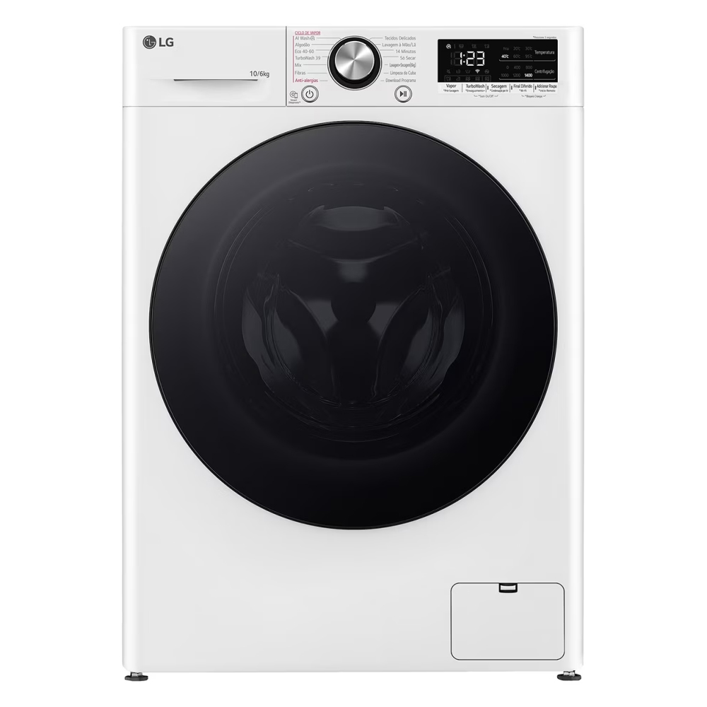 SKU1004222 LG D4R7010TSWB AI DD™ Freestanding Washer Dryer Steam™, TurboWash 360™, ThinQ (Wi-Fi) 10/6kg 1400rpm D White