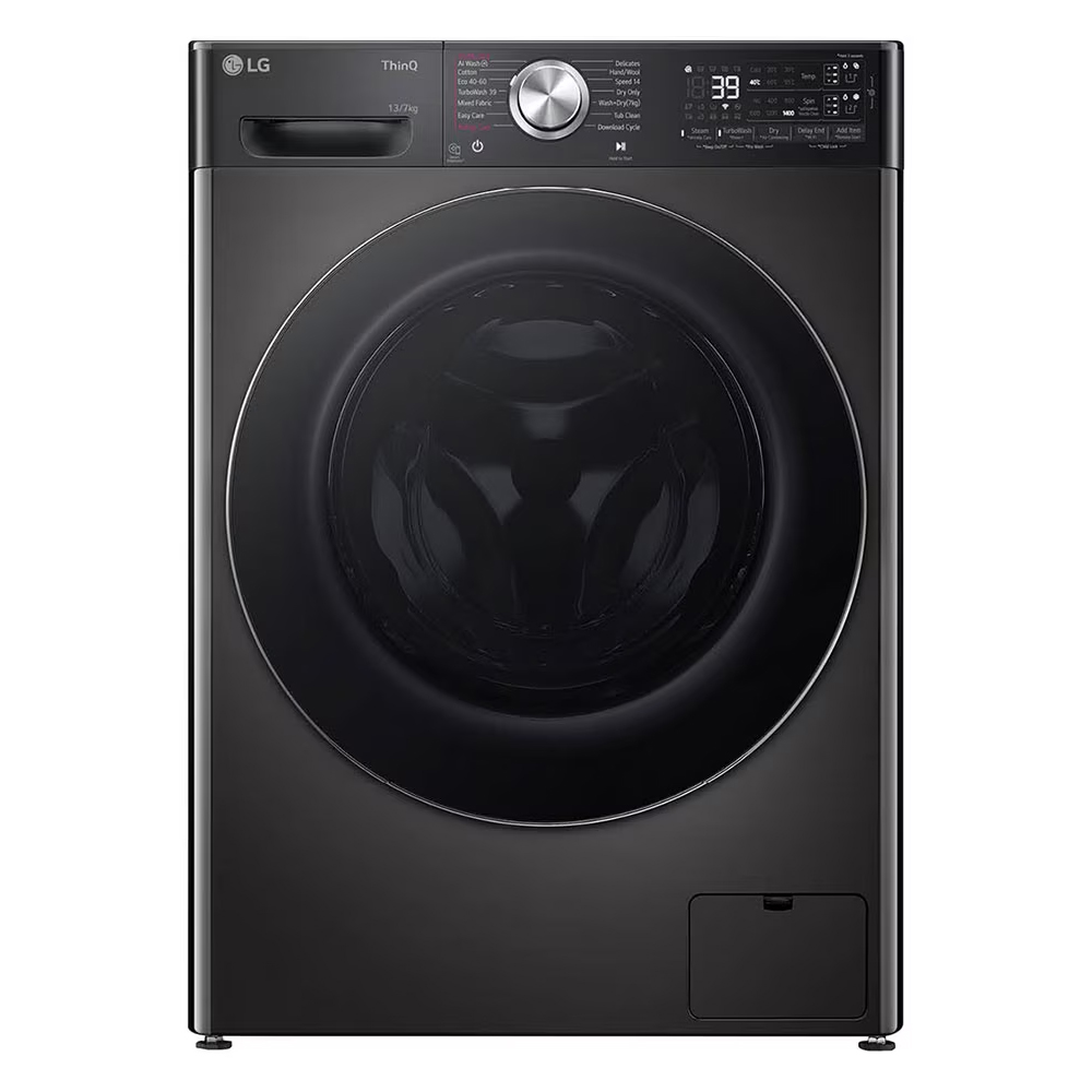 SKU1004224 LG D4R9513TPBC AI DD™ Freestanding Washer Dryer Steam™, TurboWash 360™, ThinQ (Wi-Fi) 13/7kg 1400rpm D Black