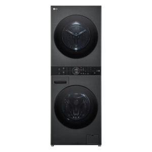 LG WT1210BBF AIDD WashTower Freestanding Washer Dryer TurboWash 360™, ThinQ (Wi-Fi) Heat Pump 12/10kg 1400rpm A/C Dark Grey