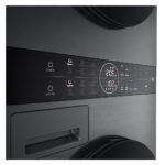 LG WT1210BBF AIDD WashTower Freestanding Washer Dryer TurboWash 360™, ThinQ (Wi-Fi) Heat Pump 12/10kg 1400rpm A/C Dark Grey