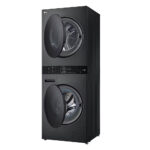 LG WT1210BBF AIDD WashTower Freestanding Washer Dryer TurboWash 360™, ThinQ (Wi-Fi) Heat Pump 12/10kg 1400rpm A/C Dark Grey