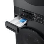 LG WT1210BBF AIDD WashTower Freestanding Washer Dryer TurboWash 360™, ThinQ (Wi-Fi) Heat Pump 12/10kg 1400rpm A/C Dark Grey