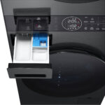 LG WT1210BBF AIDD WashTower Freestanding Washer Dryer TurboWash 360™, ThinQ (Wi-Fi) Heat Pump 12/10kg 1400rpm A/C Dark Grey