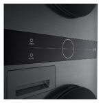 LG WT1210BBF AIDD WashTower Freestanding Washer Dryer TurboWash 360™, ThinQ (Wi-Fi) Heat Pump 12/10kg 1400rpm A/C Dark Grey