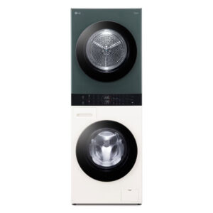 LG WT1210EGF AIDD WashTower Freestanding Washer Dryer TurboWash 360™,ThinQ (Wi-Fi) Heat Pump 12/10kg 1400rpm A/C Beige/Green