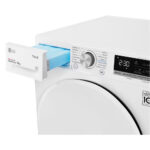 LG RH80V9AV0N Freestanding Heat Pump Tumble Dryer ThinQ (Wi-Fi) 8kg C White