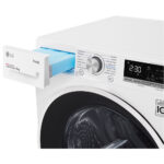 LG RH80V9AVHN Freestanding Heat Pump Tumble Dryer ThinQ (Wi-Fi) 8kg C White