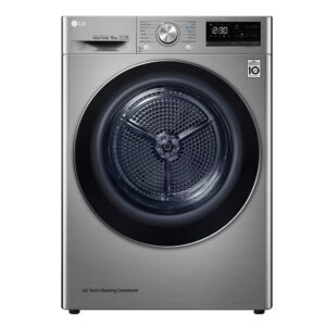 LG RC80V9EV2W Freestanding Heat Pump Tumble Dryer ThinQ (Wi-Fi) 8kg C Silver