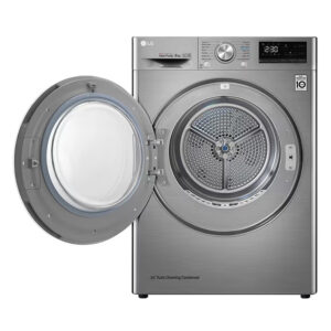 LG RC80V9EV2W Freestanding Heat Pump Tumble Dryer ThinQ (Wi-Fi) 8kg C Silver