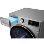 LG RC80V9EV2W Freestanding Heat Pump Tumble Dryer ThinQ (Wi-Fi) 8kg C Silver