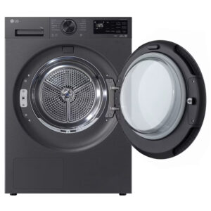 LG RHX5009NBB AI DUAL Inverter Freestanding Heat Pump Tumble Dryer with AI Dry™, ThinQ (Wi-Fi) 9kg B Dark Grey