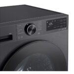 LG RHX5009NBB AI DUAL Inverter Freestanding Heat Pump Tumble Dryer with AI Dry™, ThinQ (Wi-Fi) 9kg B Dark Grey