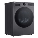 LG RHX5009NBB AI DUAL Inverter Freestanding Heat Pump Tumble Dryer with AI Dry™, ThinQ (Wi-Fi) 9kg B Dark Grey