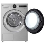 LG RHX7009TSB AI DUAL Inverter Freestanding Heat Pump Tumble Dryer with AI Dry™, ThinQ (Wi-Fi) 9kg B Silver