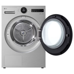 LG RHX7009TSB AI DUAL Inverter Freestanding Heat Pump Tumble Dryer with AI Dry™, ThinQ (Wi-Fi) 9kg B Silver