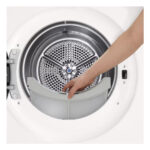 LG RHX5010THB AI DUAL Inverter Freestanding Heat Pump Tumble Dryer with AI Dry™, ThinQ (Wi-Fi) 10kg C White