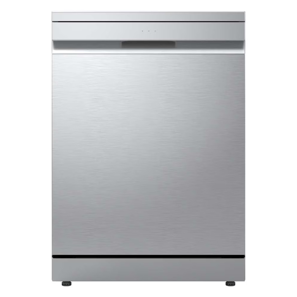 SKU1004244 LG DF375HVS QuadWash™ Freestanding Dishwasher with TrueSteam™, ThinQ (Wi-Fi) 60cm 14 Place Settings 3 Drawers A Silver