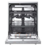 LG DF375HVS QuadWash™ Freestanding Dishwasher with TrueSteam™, ThinQ (Wi-Fi) 60cm 14 Place Settings 3 Drawers A Silver