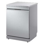 LG DF375HVS QuadWash™ Freestanding Dishwasher with TrueSteam™, ThinQ (Wi-Fi) 60cm 14 Place Settings 3 Drawers A Silver