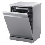 LG DF375HVS QuadWash™ Freestanding Dishwasher with TrueSteam™, ThinQ (Wi-Fi) 60cm 14 Place Settings 3 Drawers A Silver