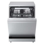 LG DF375HVS QuadWash™ Freestanding Dishwasher with TrueSteam™, ThinQ (Wi-Fi) 60cm 14 Place Settings 3 Drawers A Silver