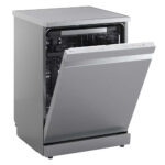 LG DF375HVS QuadWash™ Freestanding Dishwasher with TrueSteam™, ThinQ (Wi-Fi) 60cm 14 Place Settings 3 Drawers A Silver