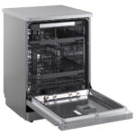 LG DF375HVS QuadWash™ Freestanding Dishwasher with TrueSteam™, ThinQ (Wi-Fi) 60cm 14 Place Settings 3 Drawers A Silver