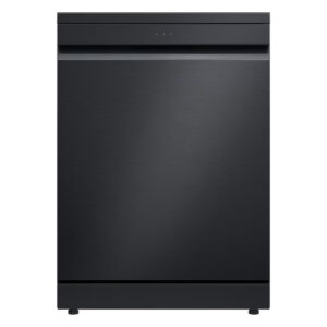 LG DF375HMS QuadWash™ Freestanding Dishwasher with TrueSteam™, ThinQ (Wi-Fi) 60cm 14 Place Settings 3 Drawers A Dark Grey