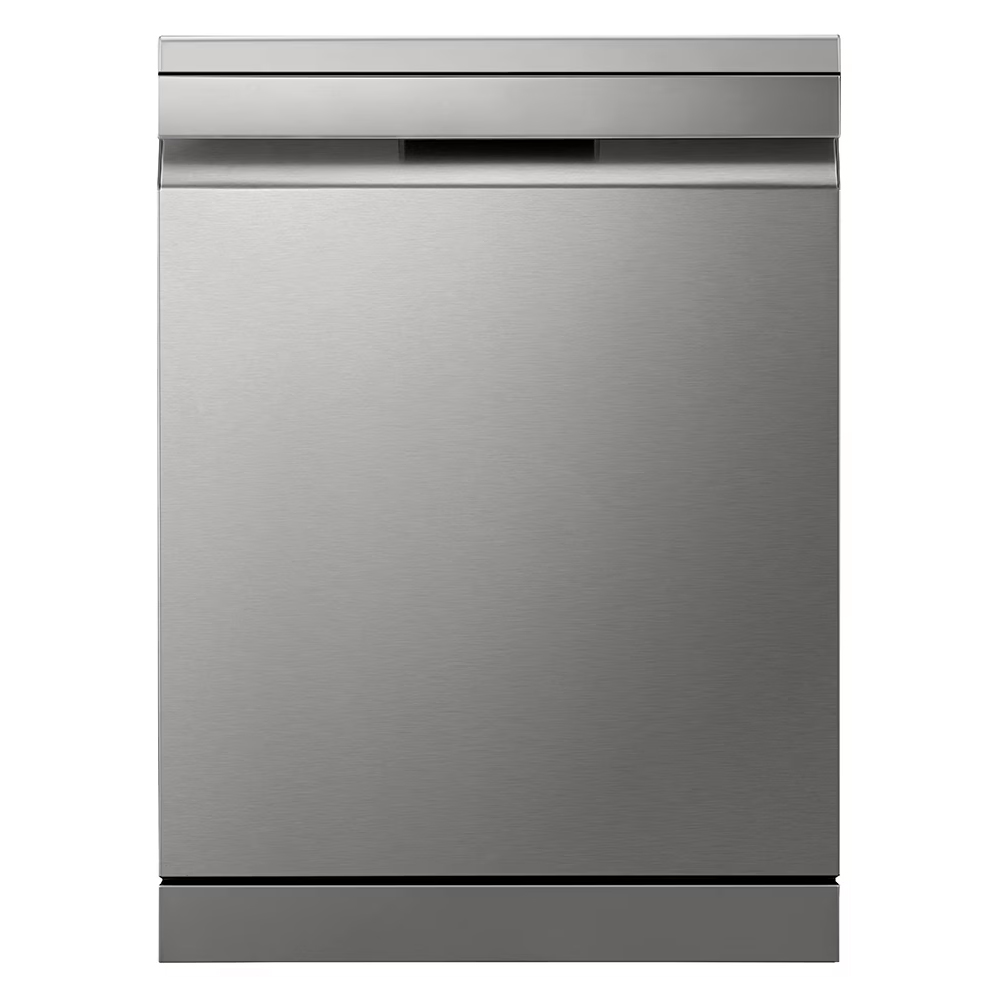 SKU1004246 LG DF455HPS QuadWash™ Freestanding Dishwasher with TrueSteam™, ThinQ (Wi-Fi) 60cm 14 Place Settings 3 Drawers C Silver