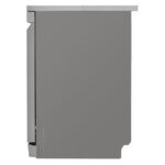 LG DF455HPS QuadWash™ Freestanding Dishwasher with TrueSteam™, ThinQ (Wi-Fi) 60cm 14 Place Settings 3 Drawers C Silver