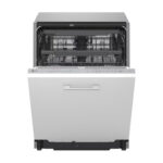 LG DB375TXS QuadWash™ Fully Integrated Dishwasher with TrueSteam™, ThinQ (Wi-Fi) 60cm 14 Place Settings 3 Drawers A Silver