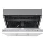 LG DB375TXS QuadWash™ Fully Integrated Dishwasher with TrueSteam™, ThinQ (Wi-Fi) 60cm 14 Place Settings 3 Drawers A Silver