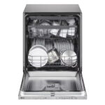 LG DB243TX QuadWash™ Fully Integrated Dishwasher with TrueSteam™, ThinQ (Wi-Fi) 60cm 14 Place Settings 3 Drawers D Silver