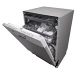 LG DB243TX QuadWash™ Fully Integrated Dishwasher with TrueSteam™, ThinQ (Wi-Fi) 60cm 14 Place Settings 3 Drawers D Silver