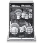 LG DB273TX QuadWash™ Fully Integrated Dishwasher with TrueSteam™, ThinQ (Wi-Fi) 60cm 14 Place Settings 3 Drawers A Silver