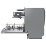 LG DB273TX QuadWash™ Fully Integrated Dishwasher with TrueSteam™, ThinQ (Wi-Fi) 60cm 14 Place Settings 3 Drawers A Silver