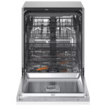 LG DB273TX QuadWash™ Fully Integrated Dishwasher with TrueSteam™, ThinQ (Wi-Fi) 60cm 14 Place Settings 3 Drawers A Silver