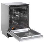 LG DB273TX QuadWash™ Fully Integrated Dishwasher with TrueSteam™, ThinQ (Wi-Fi) 60cm 14 Place Settings 3 Drawers A Silver