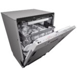LG DB365TXS QuadWash™ Fully Integrated Dishwasher with TrueSteam™, ThinQ (Wi-Fi) 60cm 14 Place Settings 3 Drawers B Silver