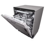 LG DB475TXS QuadWash™ Fully Integrated Dishwasher with TrueSteam™, ThinQ (Wi-Fi) 60cm 14 Place Settings 3 Drawers A Silver