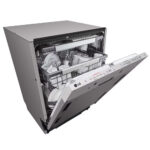 LG DB475TXS QuadWash™ Fully Integrated Dishwasher with TrueSteam™, ThinQ (Wi-Fi) 60cm 14 Place Settings 3 Drawers A Silver