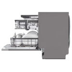 LG DB475TXS QuadWash™ Fully Integrated Dishwasher with TrueSteam™, ThinQ (Wi-Fi) 60cm 14 Place Settings 3 Drawers A Silver