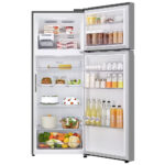 LG GTBV44PYBKD Top Freezer Freestanding Refrigerator 461 Litres Total No Frost ThinQ (Wi-Fi) 185x70cm E Silver