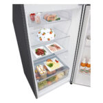 LG GTBV44PYBKD Top Freezer Freestanding Refrigerator 461 Litres Total No Frost ThinQ (Wi-Fi) 185x70cm E Silver